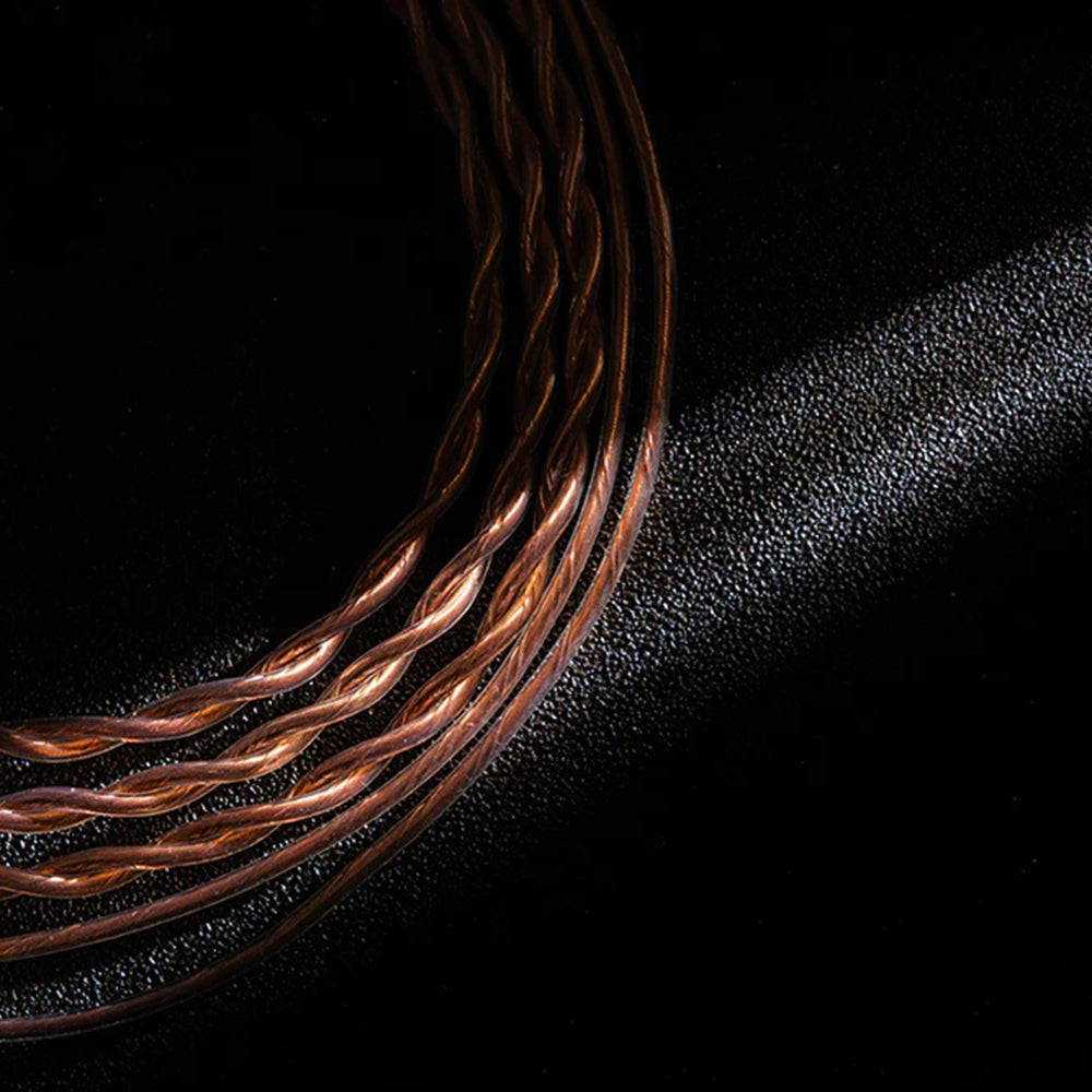 Moondrop PCC Pure Crystal Copper Interchangeable 2.5 / 3.5 / 4.4 Balanced Upgrade IEM Earphone Cable