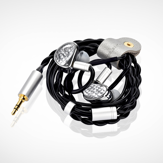 EarAcoustic Audio STA Hi End Dual Dynamic Driver IEM Aluminum Wired Cable In-Ear Monitor Earphone