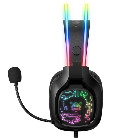 Onikuma X22 Wired RGB Gaming Headset Noise Cancelling PC Mobile Switch PS5 HD Mic Headphones