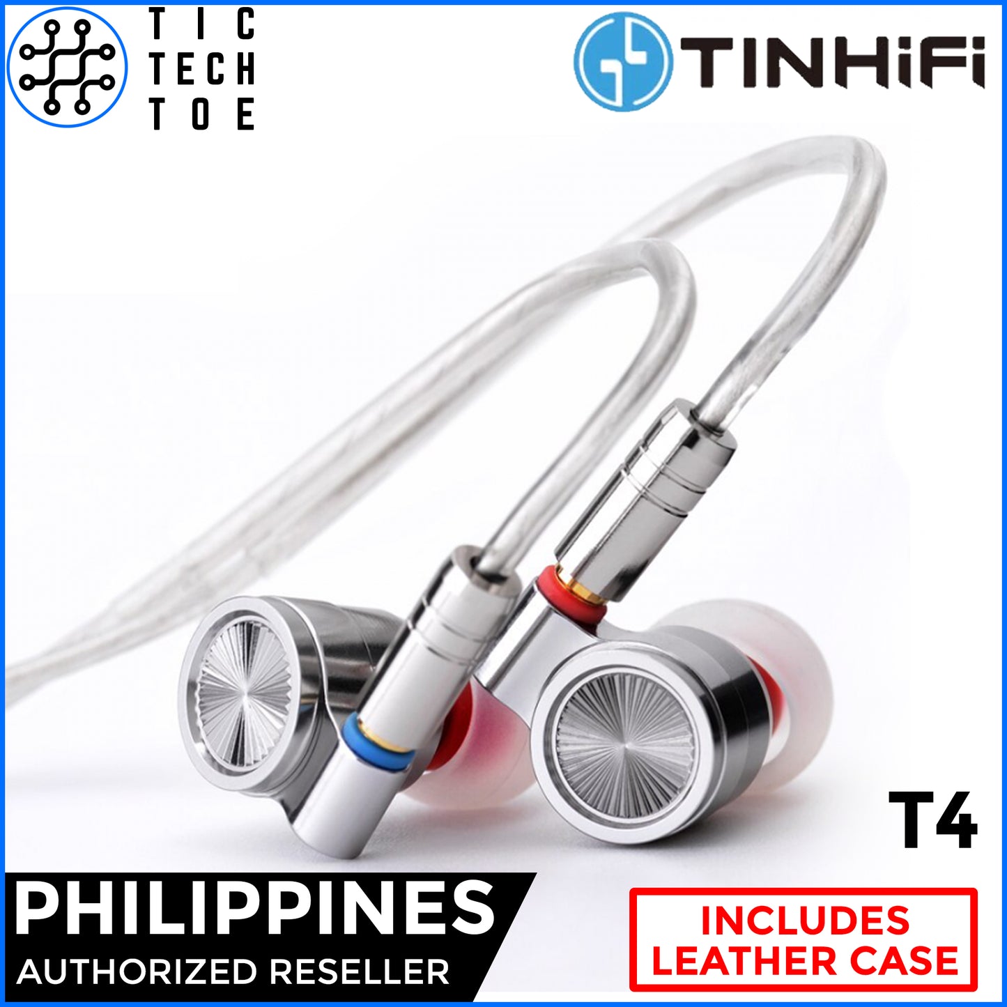TIN HIFI / TIN AUDIO T4 Carbon Nanotube Dynamic Driver Earphones