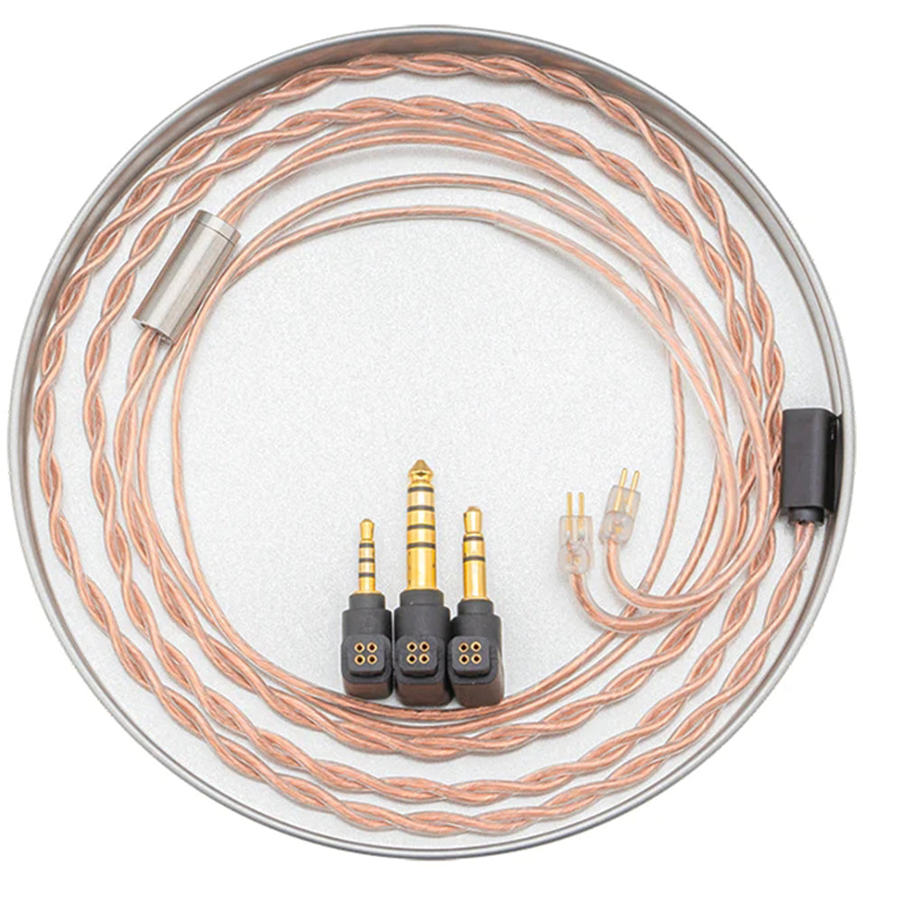 Moondrop PCC Pure Crystal Copper Interchangeable 2.5 / 3.5 / 4.4 Balanced Upgrade IEM Earphone Cable