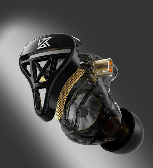 KZ DQS Next Gen Dynamic Driver Semi-Open Earphones Detachable Wired Cable IEM with Mic and Controls