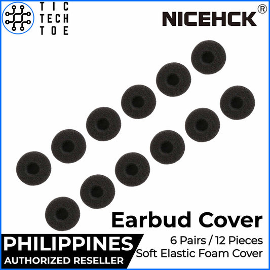 NiceHCK 6 Pairs Donut / Full Elastic Soft Replacement Earbud Earphone Foam Covers / Tips