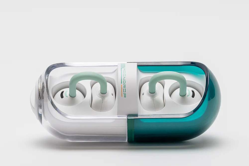 Moondrop Pill Ear Clip HiFi True Wireless AI ENC Bluetooth 6.0 Noise Reduction IPX4 Sports Earphones