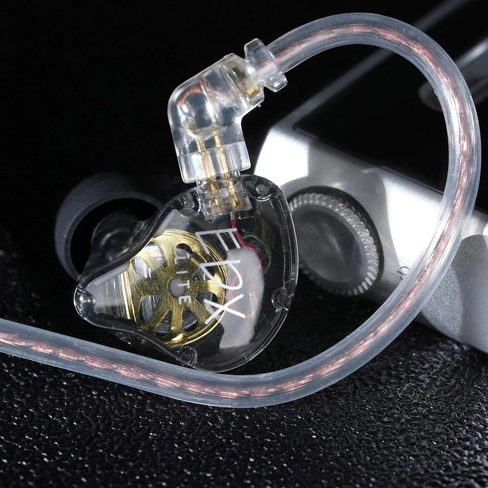 KZ EDX Lite Super Linear Dynamic Driver In-Ear Monitor Detachable Wired Cable Earphones with Mic