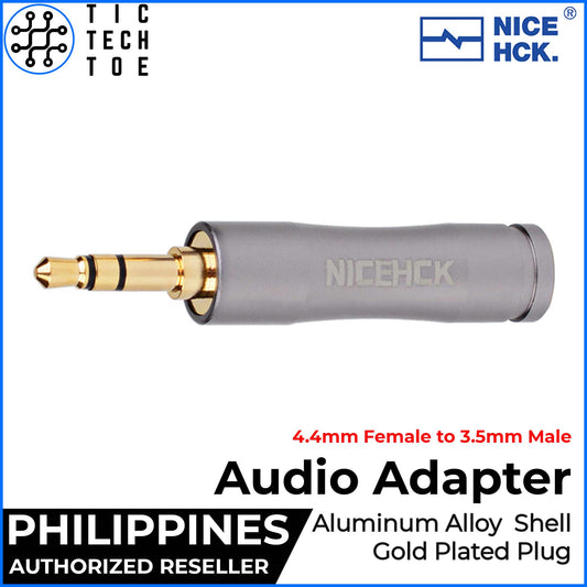 NICEHCK Audio Adapter 4.4mm Female to 3.5mm / 2.5mm Male Gold Plated Aluminum Alloy Converter Plug