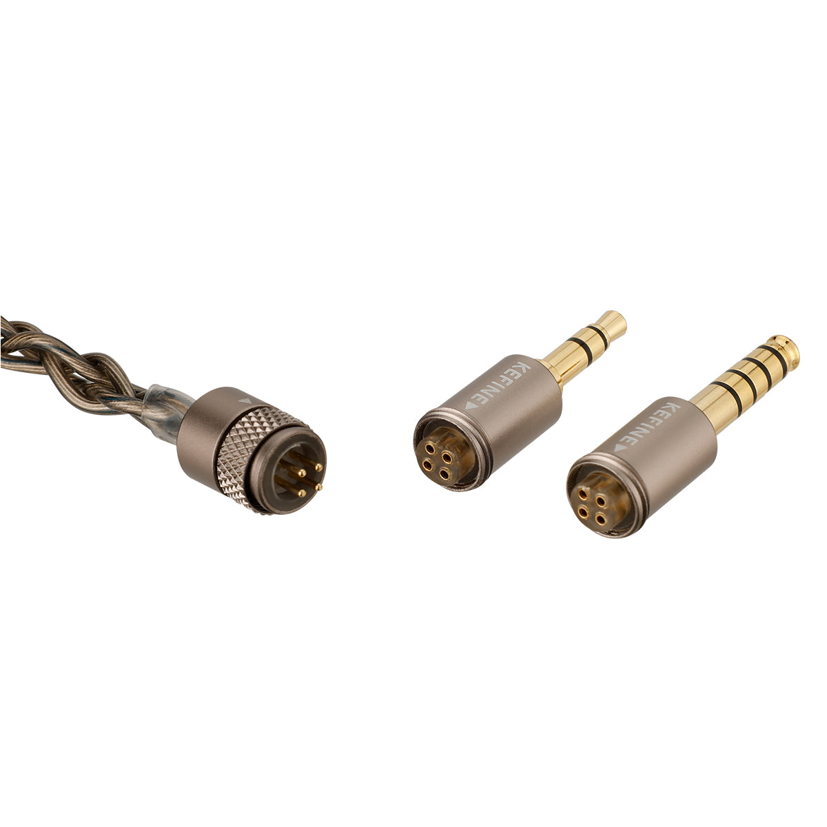 Kefine Quatio Hybrid Driver IEM 2DD + 2BA Tuning Nozzle Aluminum Wired In-Ear Monitor Earphones
