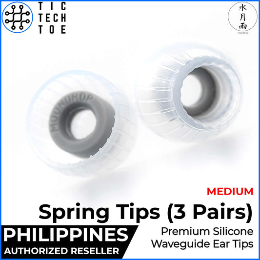 Moondrop Spring Tips Premium Silicone Earphone IEM Ear Tips
