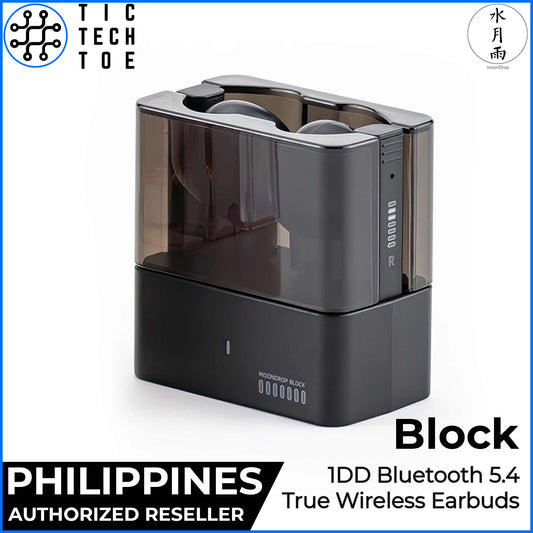 Moondrop Block Compact True Wireless Earbuds Bluetooth 5.4 Touch Control Gaming Stereo TWS Earphone