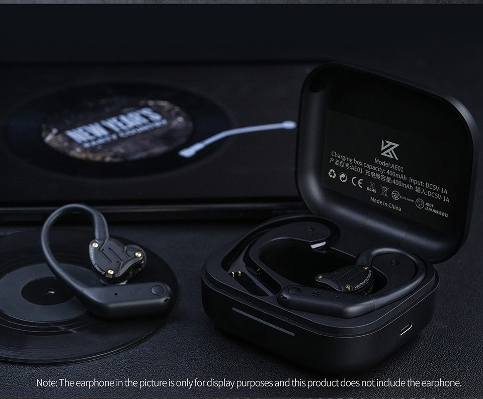 KZ AE01 Bluetooth 5.4 IEM Upgrade Earphone Module Cable True Wireless Low Latency Noise Cancelling
