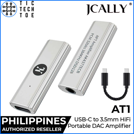 JCALLY AP7 AK4473ECB Portable Universal HiFi USB-C to 3.5mm DAC/Amp Adapter