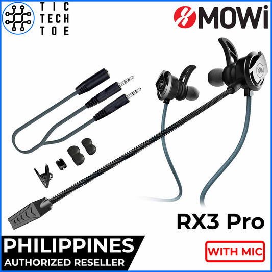 Plextone xMOWI RX3 Pro 2 Gen II Gaming Bass Earphones with Dual Mic