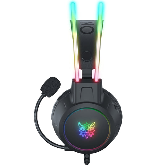 Onikuma X15 Pro Noise Cancelling RGB Lighting Wired Gaming Headset PS5 PC Mobile Switch Headphones