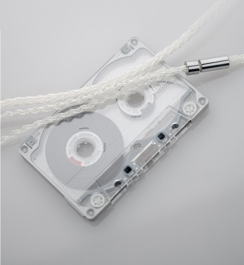 Moondrop Line K 3.5mm Silver Plated Copper 96-Core Twisted Upgrade Replacement Earphone IEM Cable