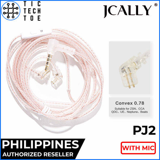 JCALLY PJ2 5N Oxygen-Free Copper Upgrade Cable with Mic (KZ / TRN/ CCA / QKZ)