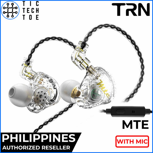 TRN MTE Dynamic Driver Noise Isolating Detachable Cable Earphones with Mic