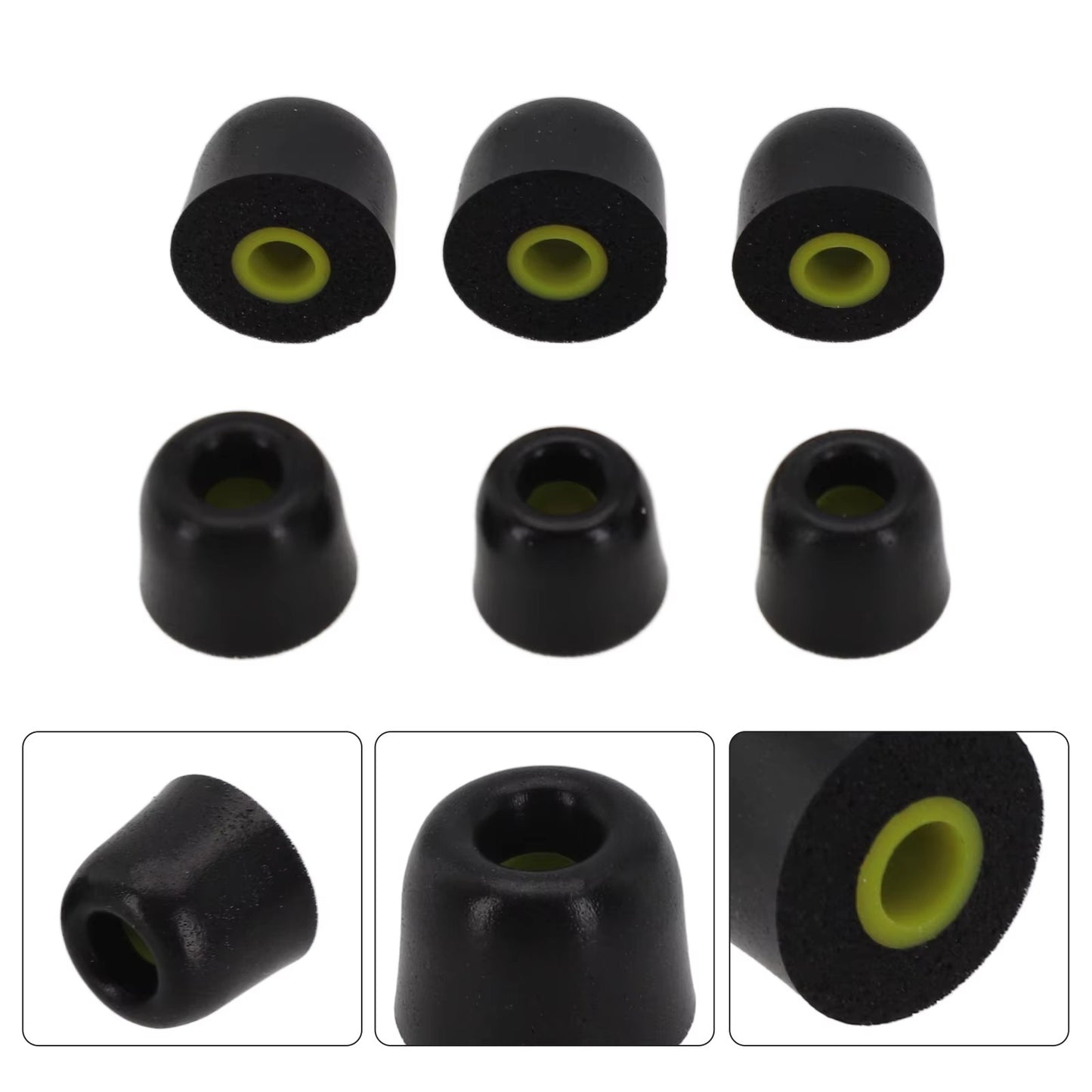 KZ Premium Memory Foam Earphone Tips New Version Upgrade Replacement IEM 3 Pairs Set Soft Eartips