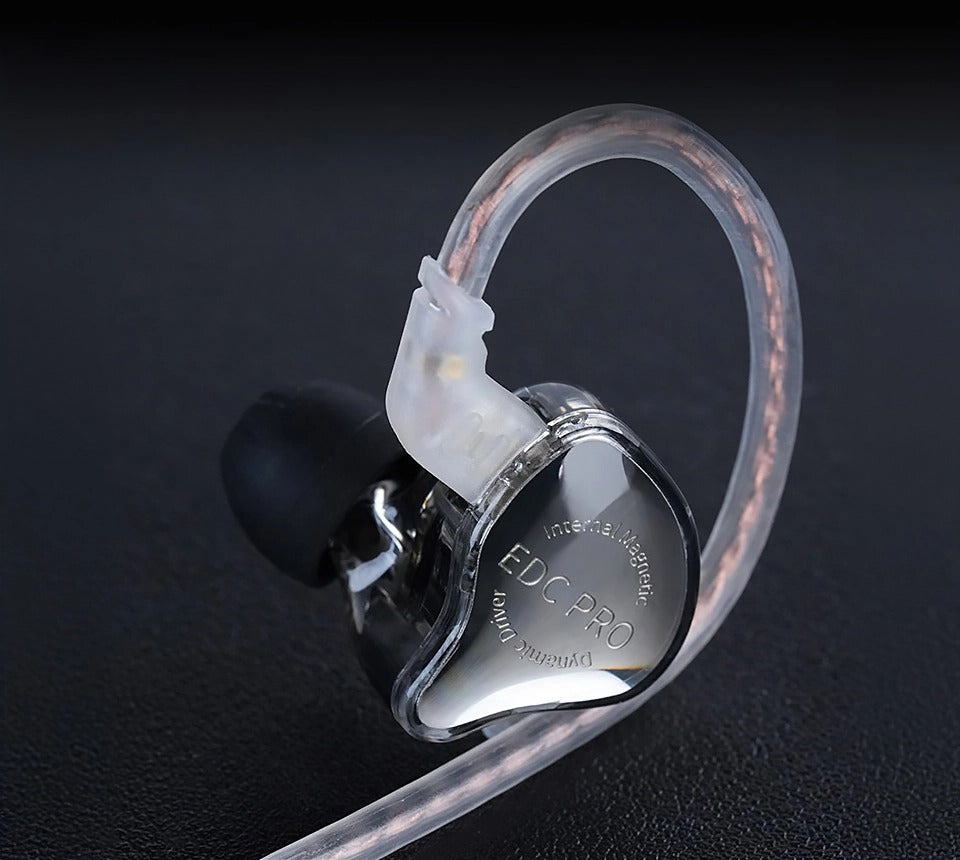 KZ EDC Pro Dynamic Audio Driver Lightweight In-Ear Monitor Detachable Wired Cable Earphones with Mic