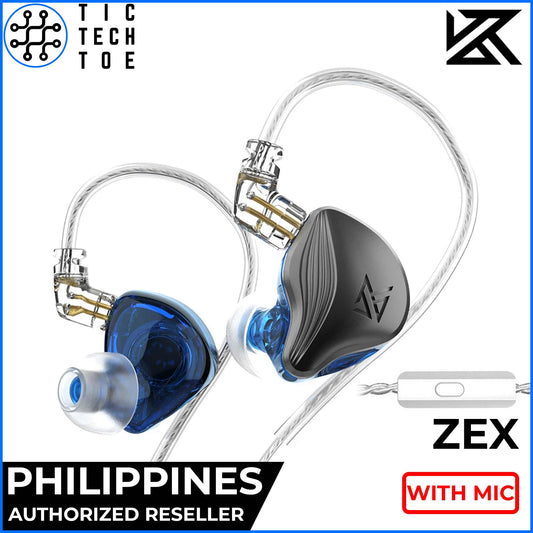 KZ ZEX Dual Hybrid Driver Electrostatic Earphones with Mic
