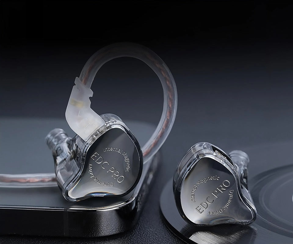 KZ EDC Pro Dynamic Audio Driver Lightweight In-Ear Monitor Detachable Wired Cable Earphones with Mic