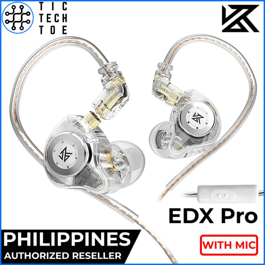 KZ EDX Pro HiFi Dynamic Driver Earphones with Mic