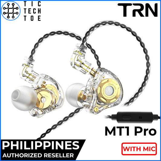 TRN MT1 Pro Professional Dynamic Dual Magnetic Driver Earphones with Mic