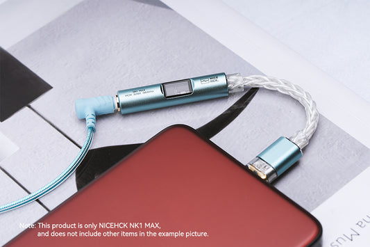 NiceHCK NK1 MAX USB Type C to 3.5mm Portable Aluminum Dongle CX31993 DAC/Amp Cable Adapter