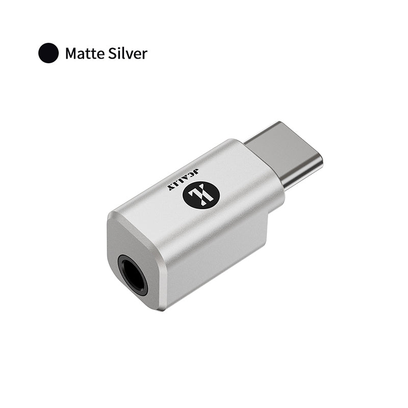 JCALLY JA31 USB Type C to 3.5mm Dongle Mic Support Conexant CX31993 DAC/Amp Metal Aluminum Adapter