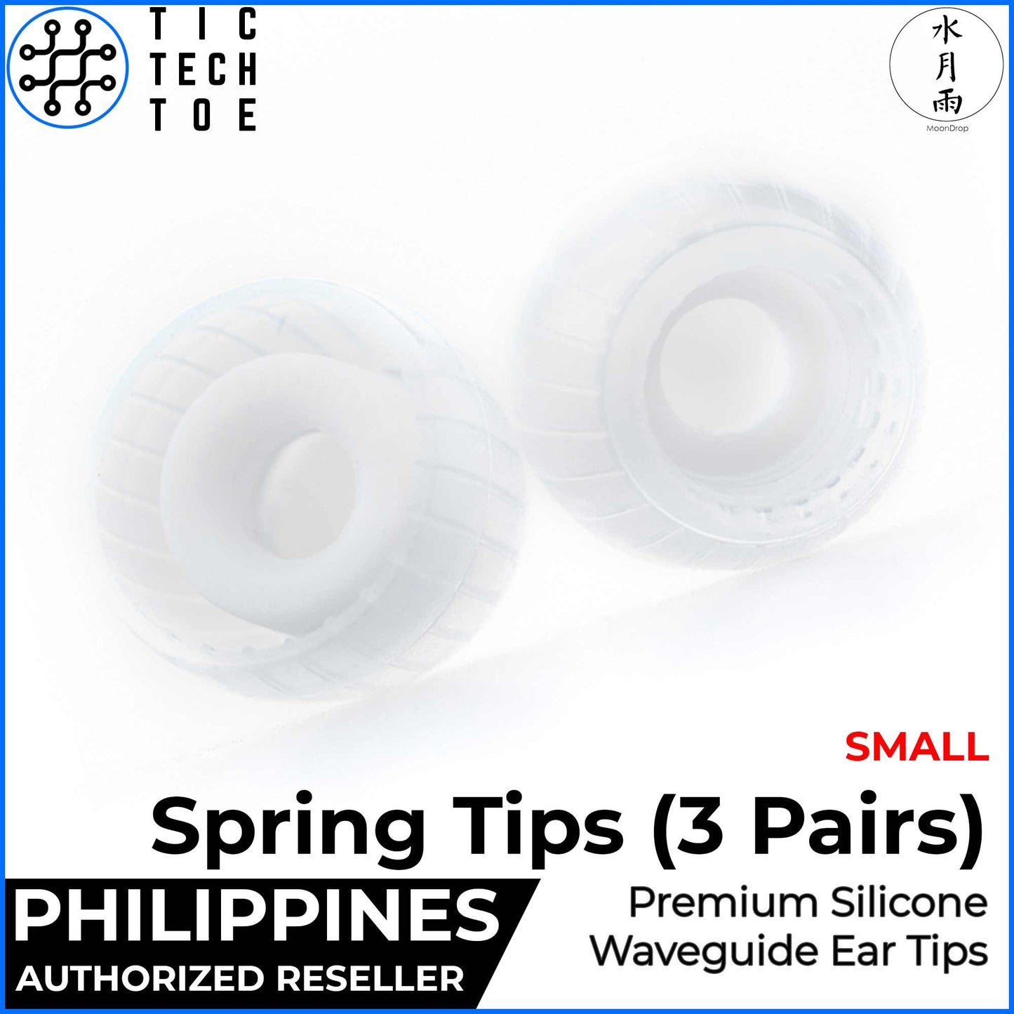 Moondrop Spring Tips Premium Silicone Earphone IEM Ear Tips