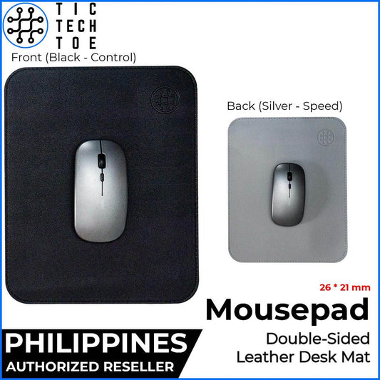Tic Tech Toe MP1 Premium Mousepad Double Sided Leather Extended Desk Mat/Mouse Pad Large/Small