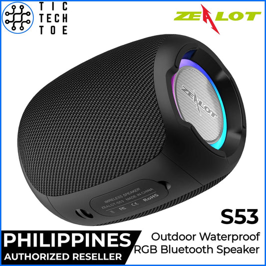 Zealot S53 Waterproof RGB Mini Outdoor Bluetooth Speaker