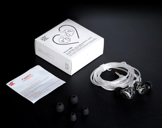 KZ Dawn HiFi Single Dynamic Driver Earphones Lightweight Wired Cable IEM with Mic and Music Control