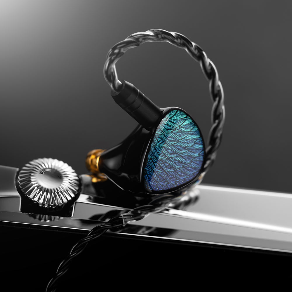 Kinera Celest Wyvern Black Remaster Moss HiFi IEM Dynamic Driver Earphone Wired Detachable Cable Mic