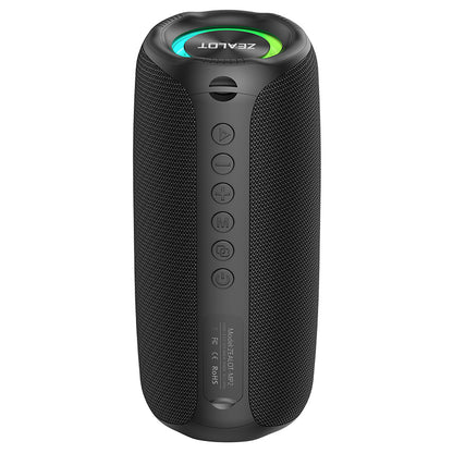 Zealot MP2 20W RGB Light Portable Outdoor IPX5 AUX/USB/Micro SD/Bluetooth 5.4 Rechargeable Speaker