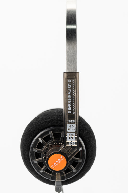 Moondrop Old Fashioned Retro Open Back Wired Headphones 40mm Audio Driver Detachable Cable with Mic