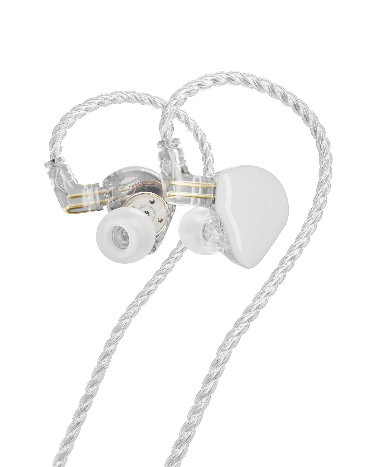 TINHIFI T1S HiFi IEM Dynamic Driver Earphones Wired Detachable Cable Lightweight Shell No Mic