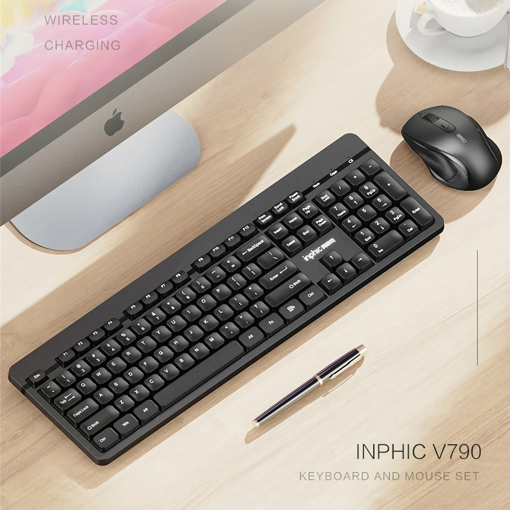 Inphic V790 Full-Size 2.4G Wireless Mouse and Keyboard Combo
