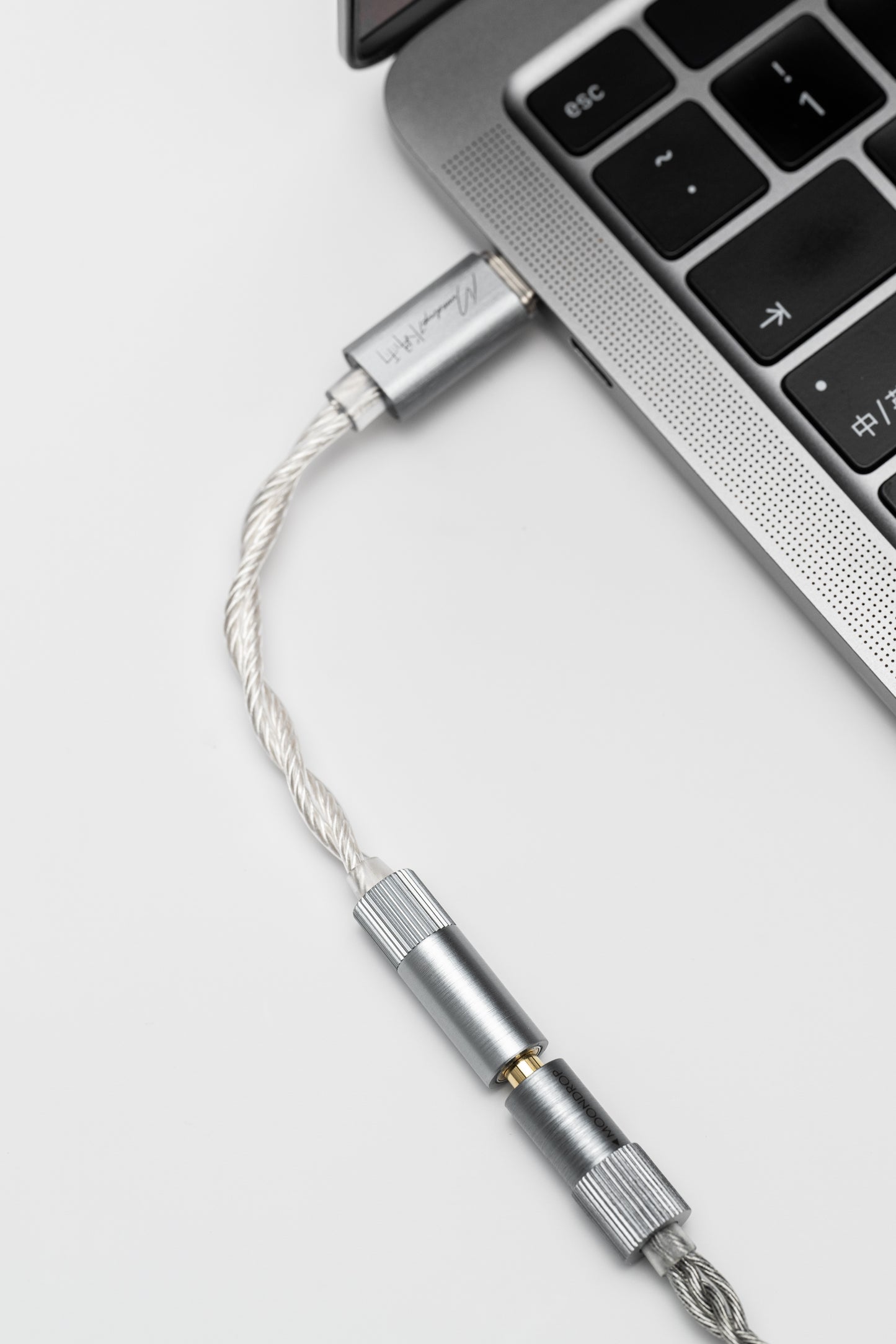 Moondrop Echo-A USB Type-C to 3.5mm with Mic Aluminum 32Bit/384kHz Mini Portable DAC/AMP Adapter
