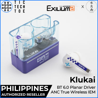 Moondrop x GIRLS FRONTLINE 2 Klukai Bluetooth 6.0 Planar Driver ANC HiFi True Wireless TWS Earphones