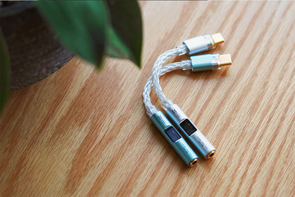 NiceHCK NK1 MAX USB Type C to 3.5mm Portable Aluminum Dongle CX31993 DAC/Amp Cable Adapter