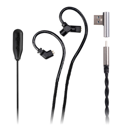 TINHIFI AI Mic Pro Detachable Mic Noise Reduction Gaming USB-C Cable IEM Earphone Wire Replacement