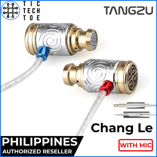 Tangzu Princess Chang Le Changle Micro Dynamic Driver Aluminum Bullet IEM In-Ear Earphones with Mic