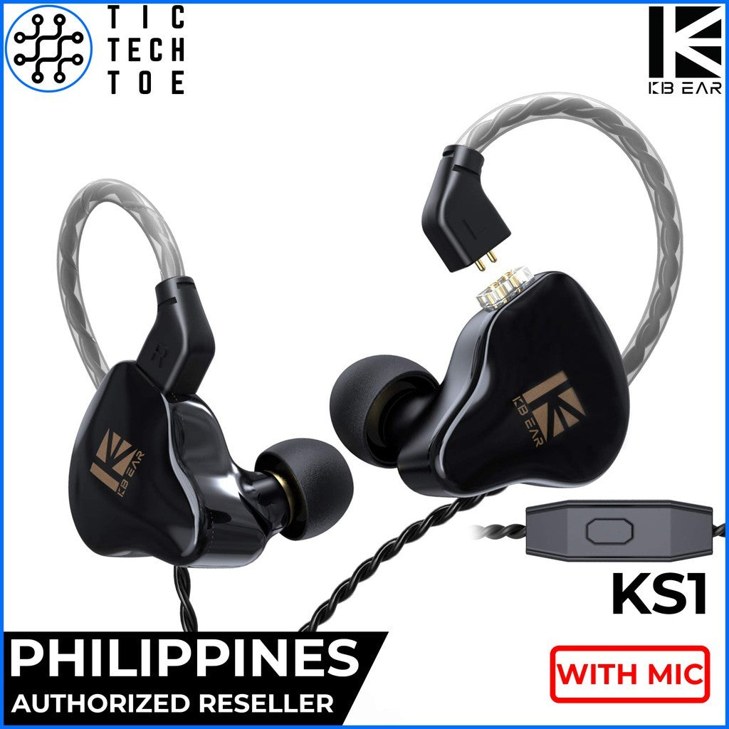 KBEAR KS1 Dual Magnetic Circuit Dynamic Driver Earphones