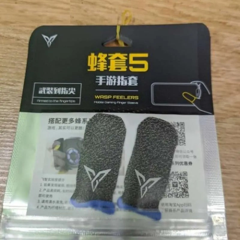 Flydigi Wasp Feelers 5 Gaming Finger Sleeves Touchscreen Thumb Covers Breathable Stretch 1 Pair