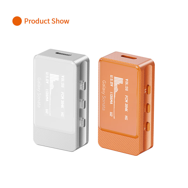 JCALLY Galaxy SONATA DAC LCD Display Dual CS43198 HiFi USB A/C to 3.5/4.4mm Audio Amp Adapter Cable