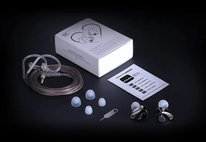 KZ Castor Pro Improved Bass Edition Adjustable Tuning Detachable Cable In-Ear Earphones with Mic