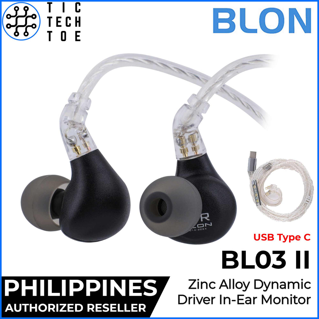 BLON BL03 II BL-03 2 Zinc Alloy Dual Chamber Dynamic Driver HiFi Wired ...