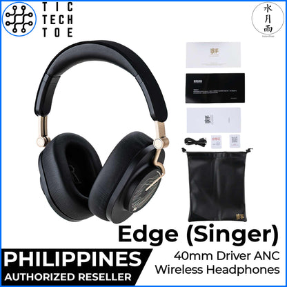 Moondrop x Singer Edge Active Noise Cancelling Bluetooth 5.4 Wireless Headphones 40mm Driver ANC