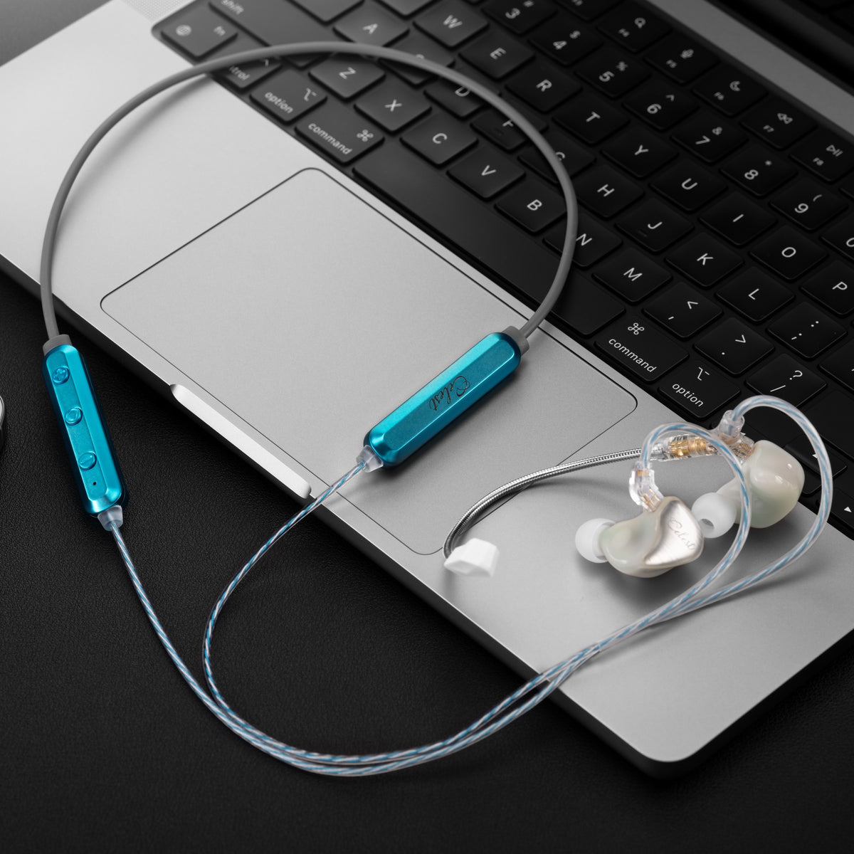 Kinera Celest SkySoar Blue Bluetooth IEM Neckband Wireless Earphone Cable Detachable Boom Mic