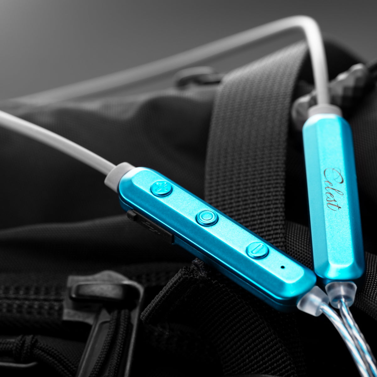 Kinera Celest SkySoar Blue Bluetooth IEM Neckband Wireless Earphone Cable Detachable Boom Mic